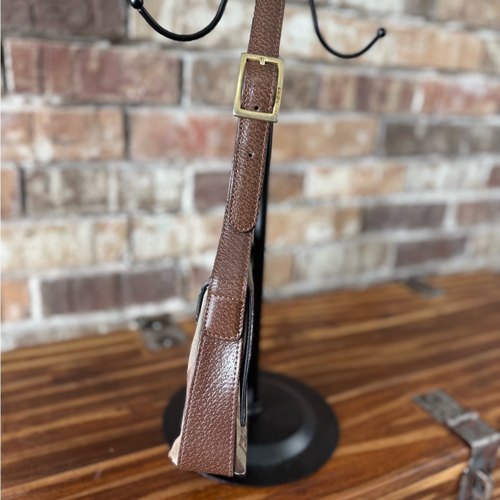 Givenchy Chocolate And Taupe Patterned Shoulder B… - image 4